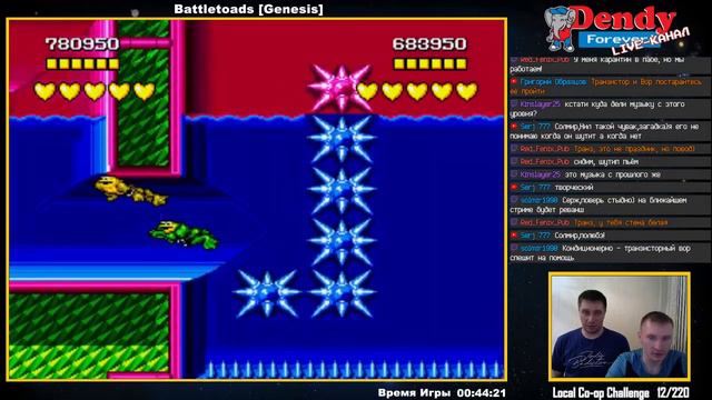 Battletoads (Sega Genesis) - 2 Player