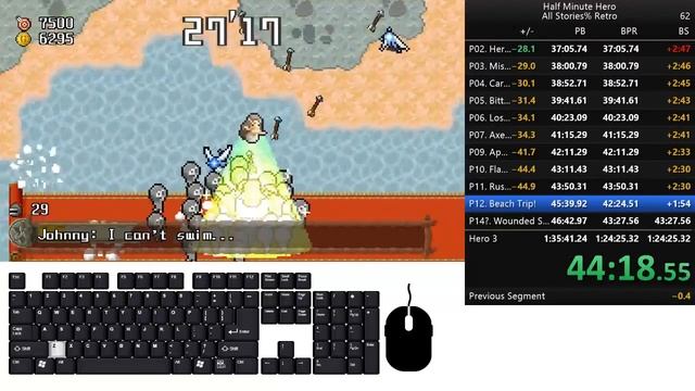 Half Minute Hero: Super Mega Neo Climax Ultimate Boy Edition All Stories any% PC in 1:28.22.31 смотреть онлайн