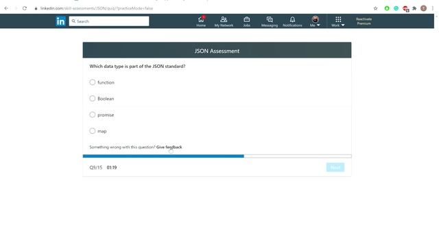 JSON LinkedIn Assessment [PASSED!] смотреть онлайн