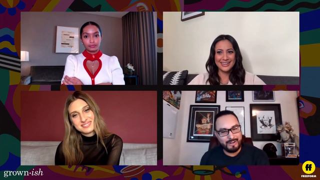 Yara Shahidi, Francia Raisa, and Emily Arlook Interview for Freeform's Grown-ish смотреть онлайн
