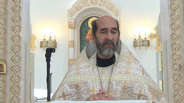 Святого Евангелия чтение. Проповедь отца Олега. 25 августа 2019 г. смотреть онлайн