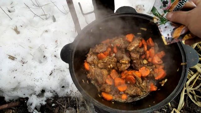 Думлама, дамлама, димлама...Готовим на костре! смотреть онлайн