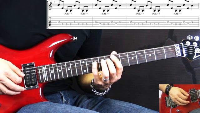 Death - Crystal Mountain - Metal Guitar Lesson (w/Tabs) смотреть онлайн