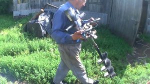 Самодельный электрический ямобур на основе дрели