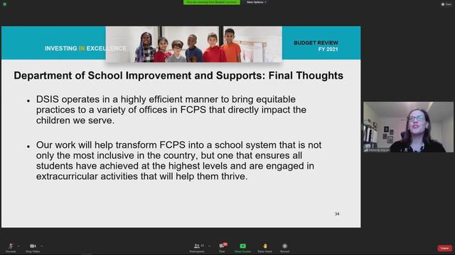 FCPS School Board Work Session 4-6-21 Program Budget Review Pt. 1 смотреть онлайн