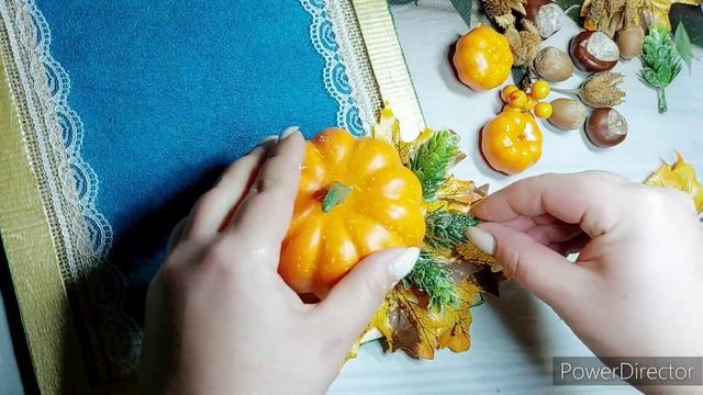 Осіння декорація на стіну, DIY autumn decoration on the wall смотреть онлайн