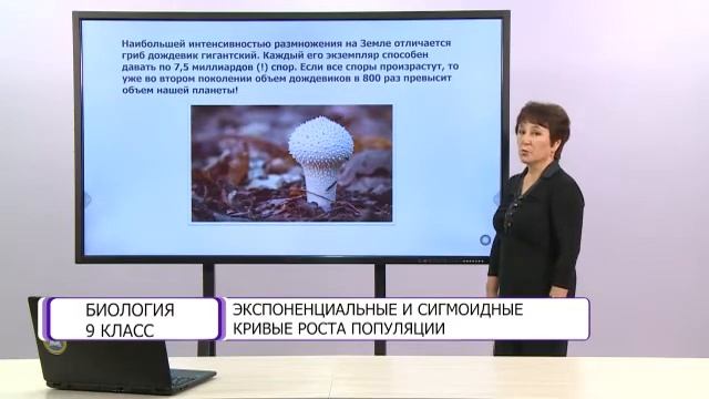 Биология. 9 класс. Экспоненциальные и сигмоидные кривые роста популяции /11.09.2020/ смотреть онлайн