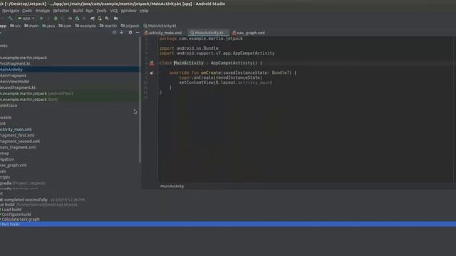 How to use the Android Jetpack Navigation with Kotlin смотреть онлайн
