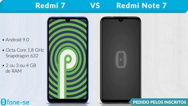 Redmi 7 vs Redmi Note 7 (Comparativo) смотреть онлайн
