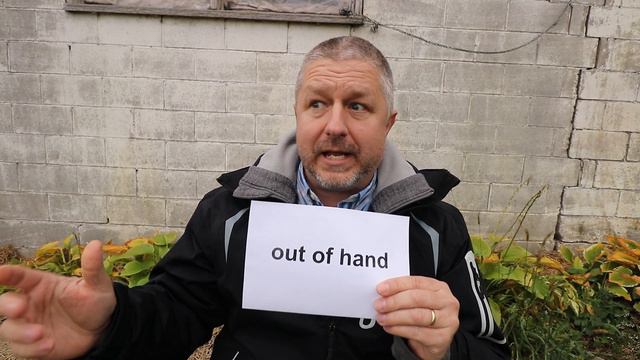 Learn the English Phrases OUT OF HAND and I CAN COUNT ON ONE HAND смотреть онлайн