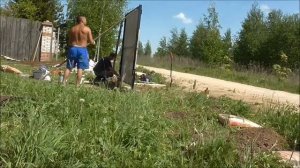 установка ворот и калитки забора