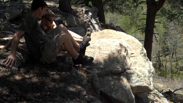 Zack and Chad rolling a HUGE rock. Filmed by Anthony смотреть онлайн