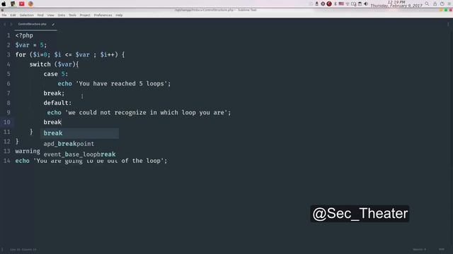 Become A Superman In PHP 5.6 & 7 Basics : #50 Continue, Break & Goto смотреть онлайн