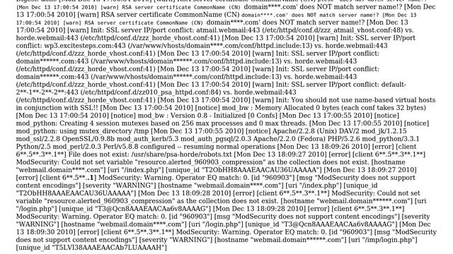 How am I able to figure out why apache/php crashes? смотреть онлайн