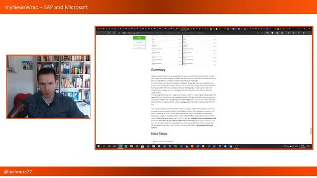 myNewsWrap – SAP and Microsoft (Episode 08) смотреть онлайн
