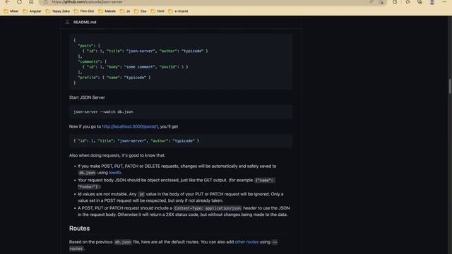 Fake Rest API Backend Oluşturma ( json-server) смотреть онлайн