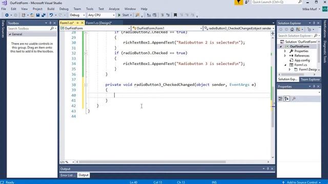 C# Windows Form Controls: RadioButton смотреть онлайн