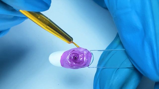 ?Трендовый дизайн ногтей 3д | 3d Роза ? | Объёмная роза #3dдизайн #маникюр #nailart