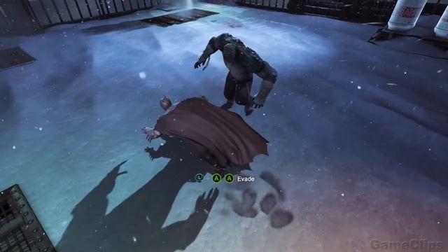 BATMAN Vs KILLER CROC Fight Scene Cinematic - Batman Arkham Origins