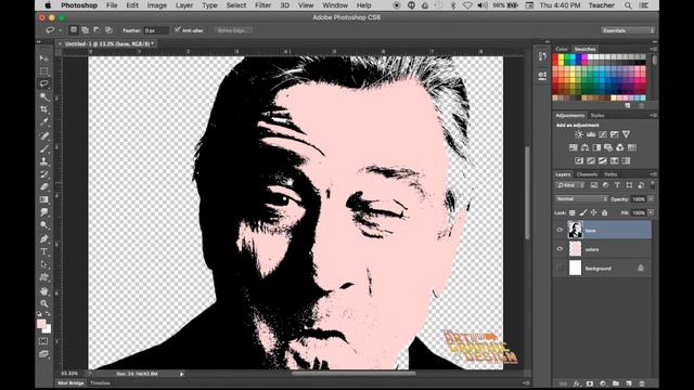 Pop Art Portrait in Photoshop (15 mins or less) смотреть онлайн