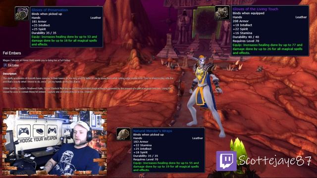WoW Classic TBC - Resto Druid Pre Raid BIS смотреть онлайн