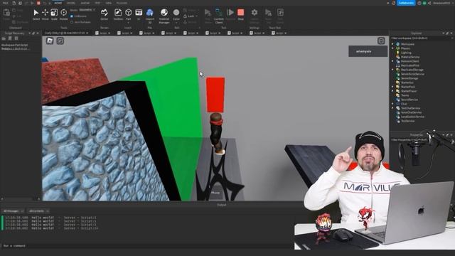 Почему первый курс, сделать своего Obby в Roblox Studio? смотреть онлайн