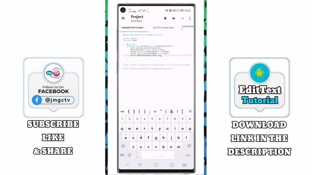 ANDROID AIDE JAVA BASIC TUTORIAL - EditText Widget смотреть онлайн