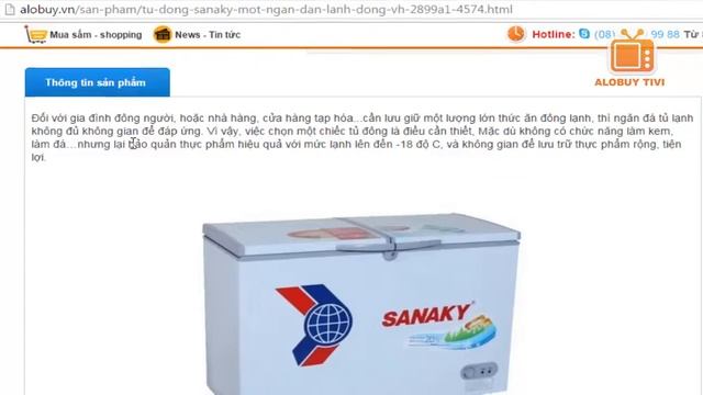 Mua Tủ đông Sanaky l Đại lý Tủ đông lạnh giá rẻ tại TpHCM смотреть онлайн