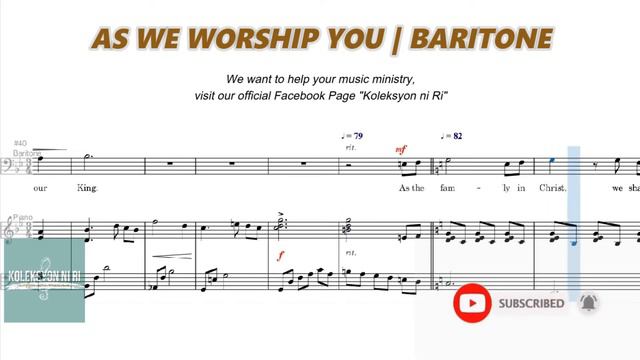 As We Worship You | Baritone Vocal Guide by Bro. Zuriel Caras смотреть онлайн
