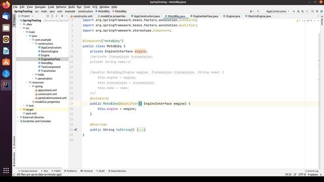Spring Framework Java - Аннотация однозначности (@Qualifier, NoUniqueBeanDefinitionException) смотреть онлайн
