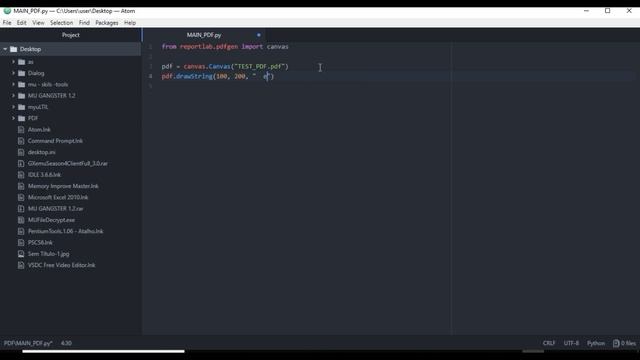 PYTHON #8 - Criando Arquivos PDF смотреть онлайн