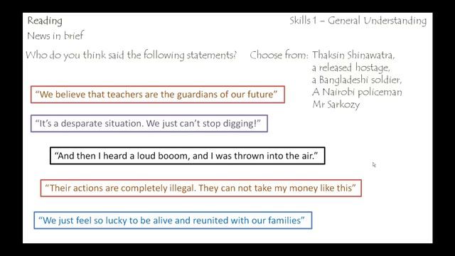 Learn English Online - Reading Comprehension - News in Brief 8.1.11 смотреть онлайн