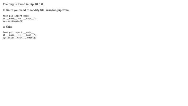 Running Pip3 ImportError: cannot import name 'main' (4 Solutions!!) смотреть онлайн