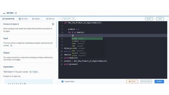 Product of Digits II | IDP Set 2 | Python Coding Tips Tricks | Python IDP | Nxtwave CCBP 4.0 telugu смотреть онлайн