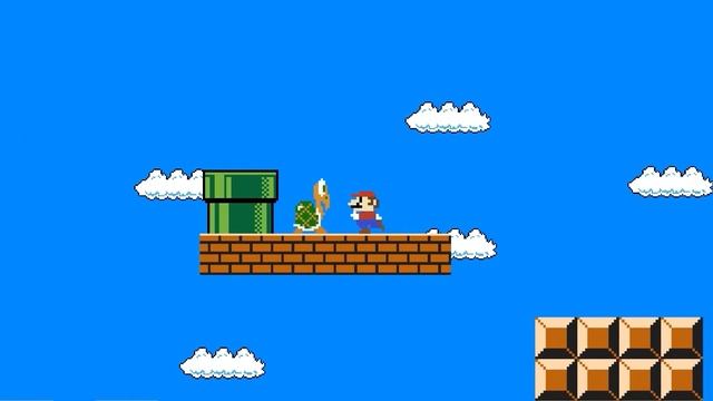 Can Mario Collect 999 Rainbow Flowers in New Super Mario Bros.? | Game Animation смотреть онлайн