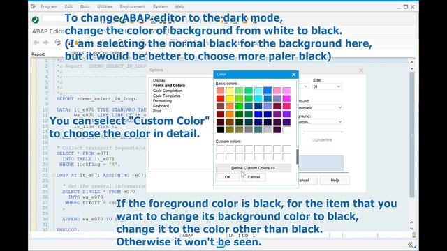 How to Change ABAP Editor to Dark Mode (Dark Theme) смотреть онлайн