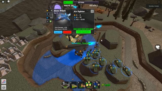 Solo Hardcore Mode +86 Gems Ace Pilot and Sniper Roblox Tower Defense Simulator смотреть онлайн