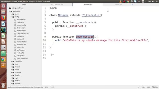 Learn CodeIgniter (v3.1.10) HMVC Tutorials for Beginner #3 - Create First Module in HMVC Modules смотреть онлайн