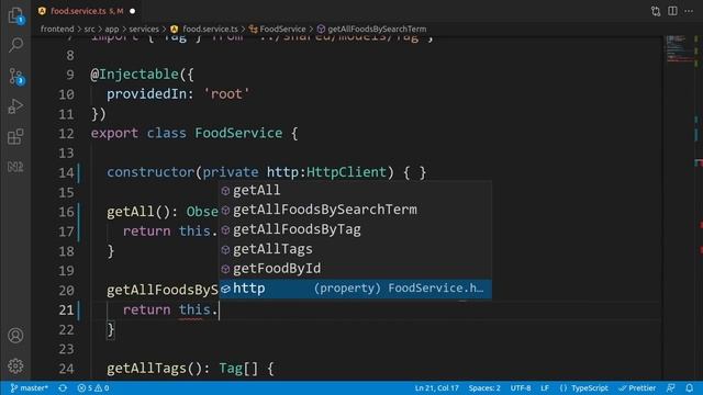 Create Your Online Food Store Using Angular - Part 11.2 - Connecting to Backend смотреть онлайн