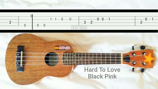 Melody Hard To Love Blackpink Slow Easy Melody Fingerpicking Fingerstyle Ukulele Tabs Tutorial смотреть онлайн
