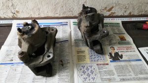 Реанимация передних суппортов Toyota Corolla 120