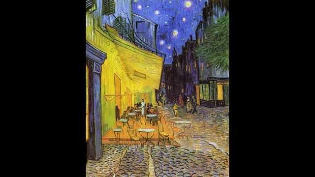 Digital art _ Vincent van Gogh Cafe Terrace at Night смотреть онлайн