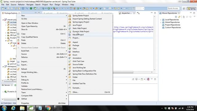 Spring MVC Namespace And Controller смотреть онлайн