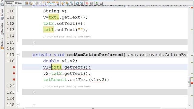 java how to Sum Values In JTextField смотреть онлайн