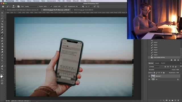 MASKA WARSTWY - Jak pracować z maskami w PHOTOSHOP - Maskowanie смотреть онлайн