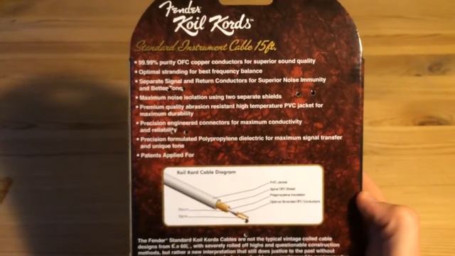 Fender Koil Kords Instrumentenkabel Unboxing/Review German/Deutsch HD смотреть онлайн