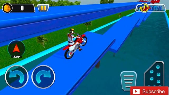 MotorBike Stunt Racing - Stuntman Bike Trial - iosGamePlay #14 смотреть онлайн