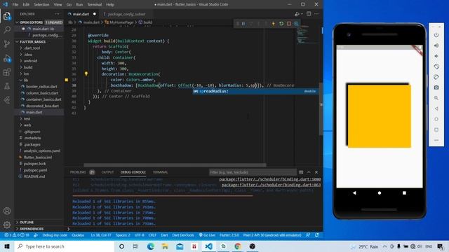 Box Shadow in Flutter смотреть онлайн