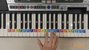 Кабы не было зимы на пианино. Как играть. Ноты цифрами. Простые песни