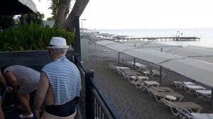 CLAB AKMAN BEACH 4* 08.10.2021г територия пляж отеля ТУРЦИЯ КЕМЕР ЧАМЬЮВА .